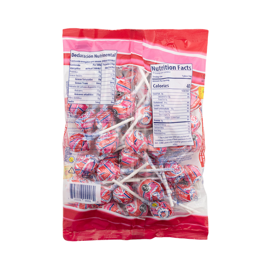 Paleta Mini Jumbo Cereza 50 piezas 10 grs