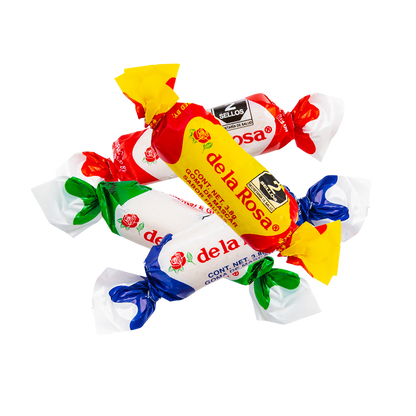 Chicle Moño Surtido sabor Frutas, Plátano y Menta 100 piezas 3.8 grs