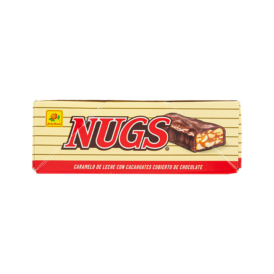 Chocolate Nugs Cajeta con Cacahuate 12 piezas 28 grs