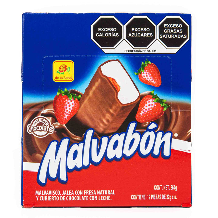 Malvabón Fresa 12 piezas 22 grs
