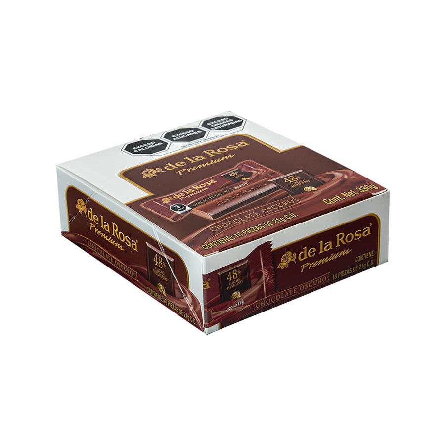 Chocolate Oscuro Premium 16 piezas 21 grs