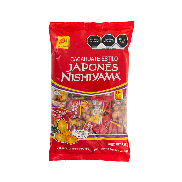 Cacahuate Japonés Nishiyama 14 piezas 42 grs