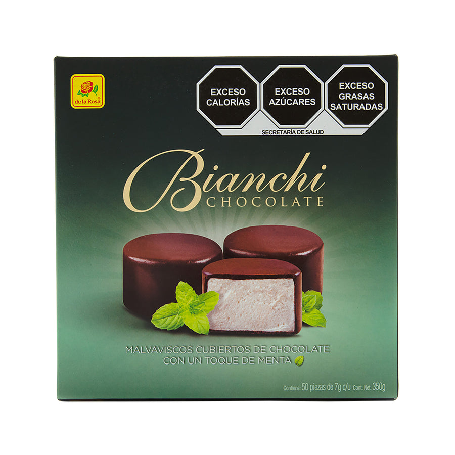 Bombón Bianchi Chocolate con Menta 50 piezas 7 grs