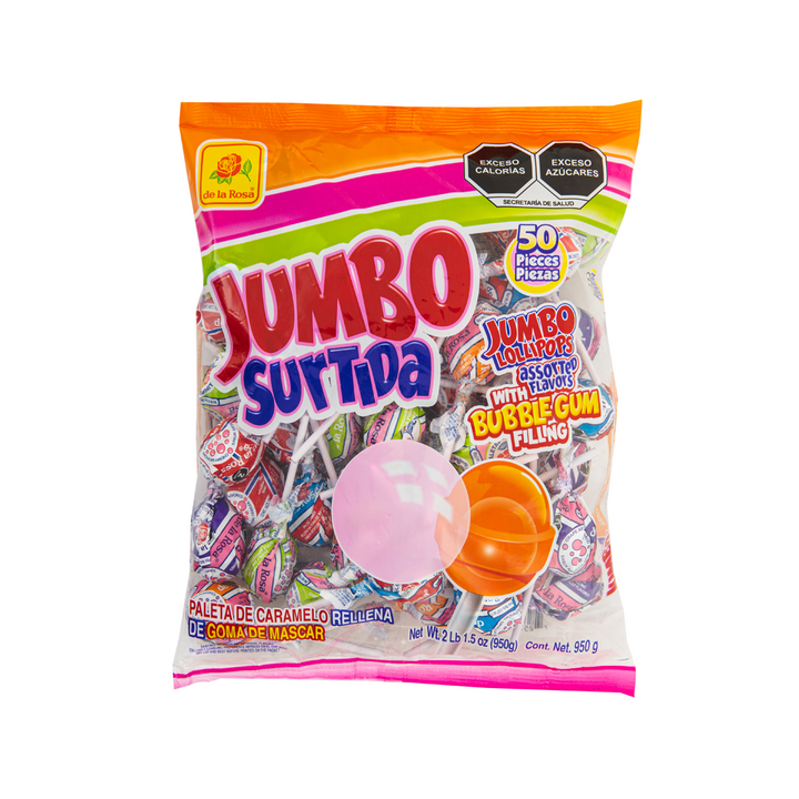 Paleta Jumbo Surtida 50 piezas 19 grs