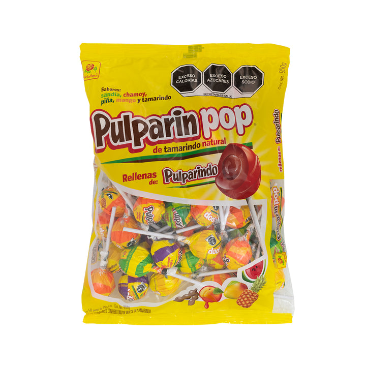 Paleta Jumbo Pulparindo 50 piezas 19 grs