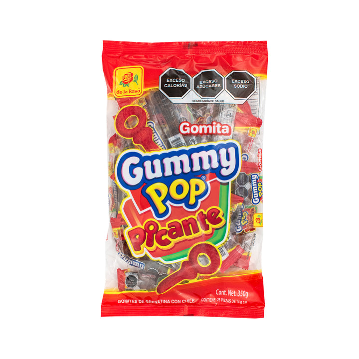 Gomitas Gummy Pop con Chile 25 piezas 14 grs