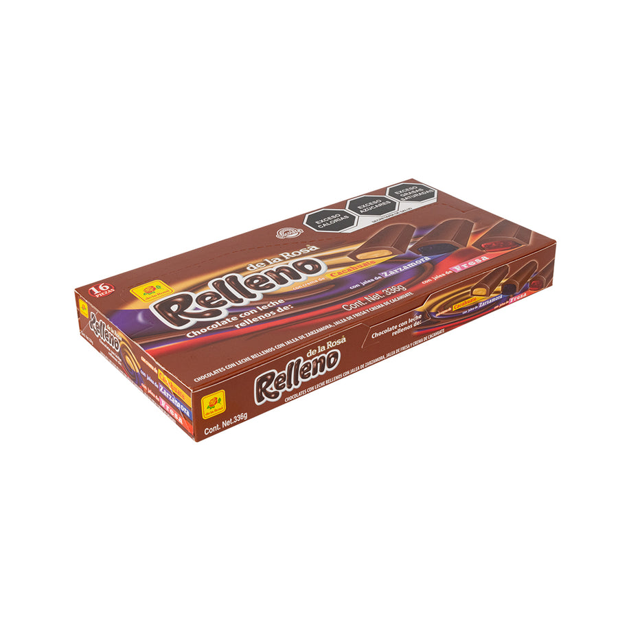 Chocolate con Relleno Fresa, Mazapán y Zarzamora 16 piezas 21 grs – Tienda  de la Rosa®