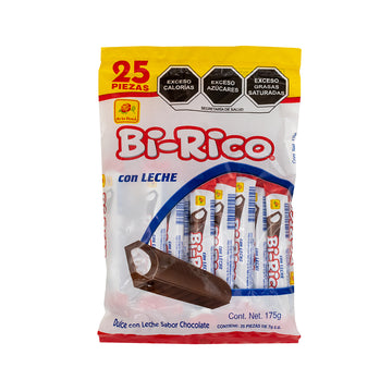 Bi-Rico Chocolate con Leche 25 piezas