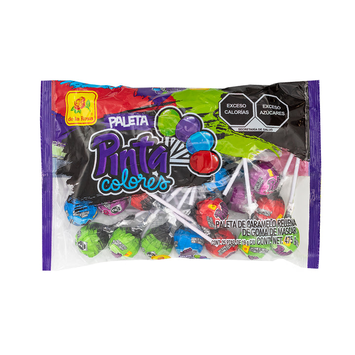 Paleta Pintacolores 25 piezas 19 grs