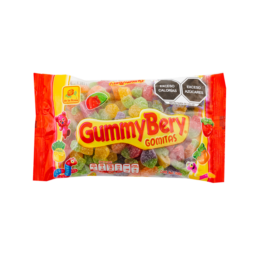 Gomitas GummyBery Frutitas 500 grs