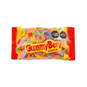 Gomitas GummyBery Lombrices Aciduladas 500 grs