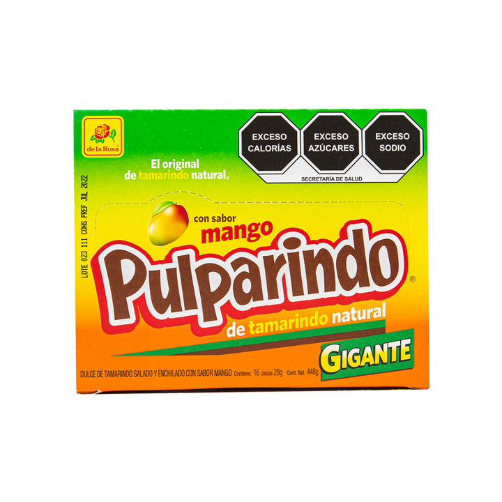 Pulparindo Mango Gigante 16 piezas 28 grs