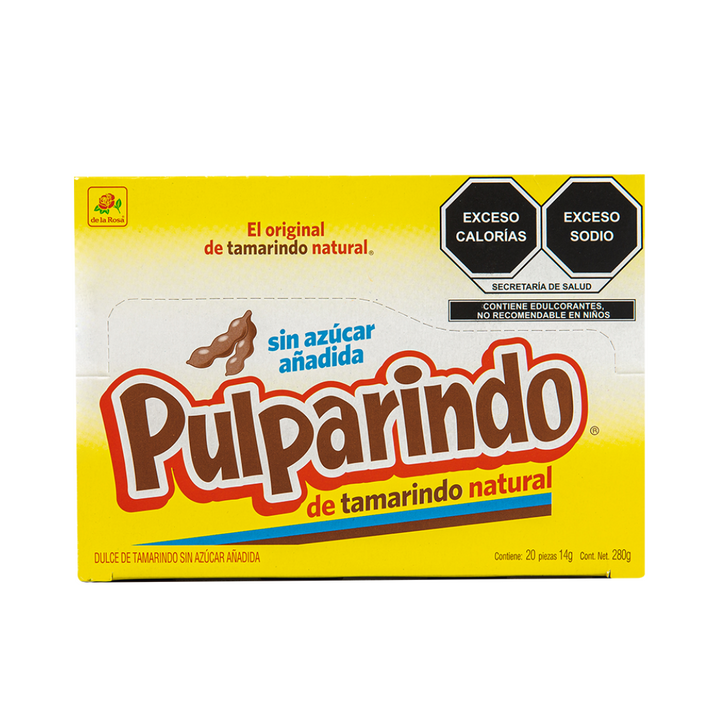 Pulparindo Sin Azúcar 20 piezas 14 grs
