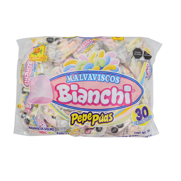 Bombón Bianchi Pepe Púas 30 piezas 25 grs