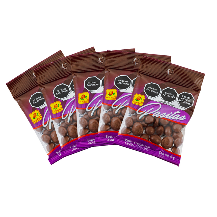 Pasitas con Chocolate 5 sobres de 45 grs