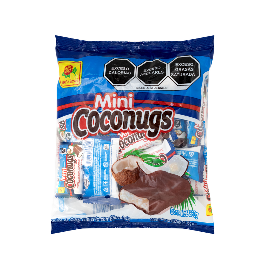 Mini Chocolate CocoNugs con Coco rallado 24 piezas 15 grs
