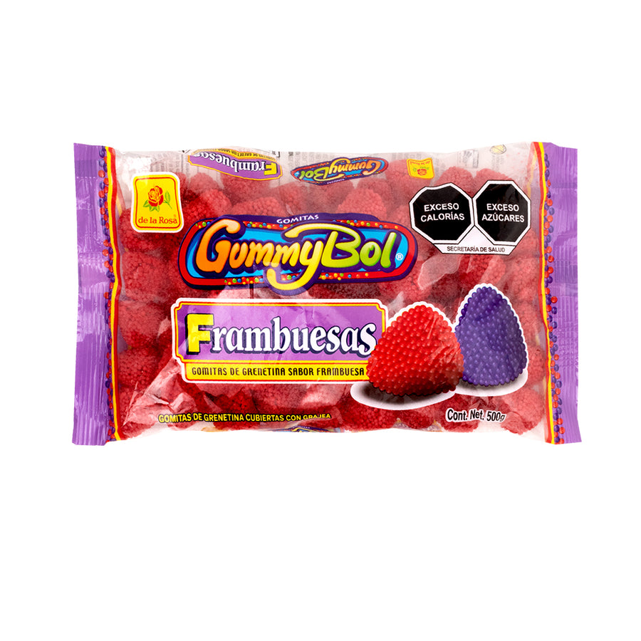 Gomitas GummyBol Frambuesas 500 grs