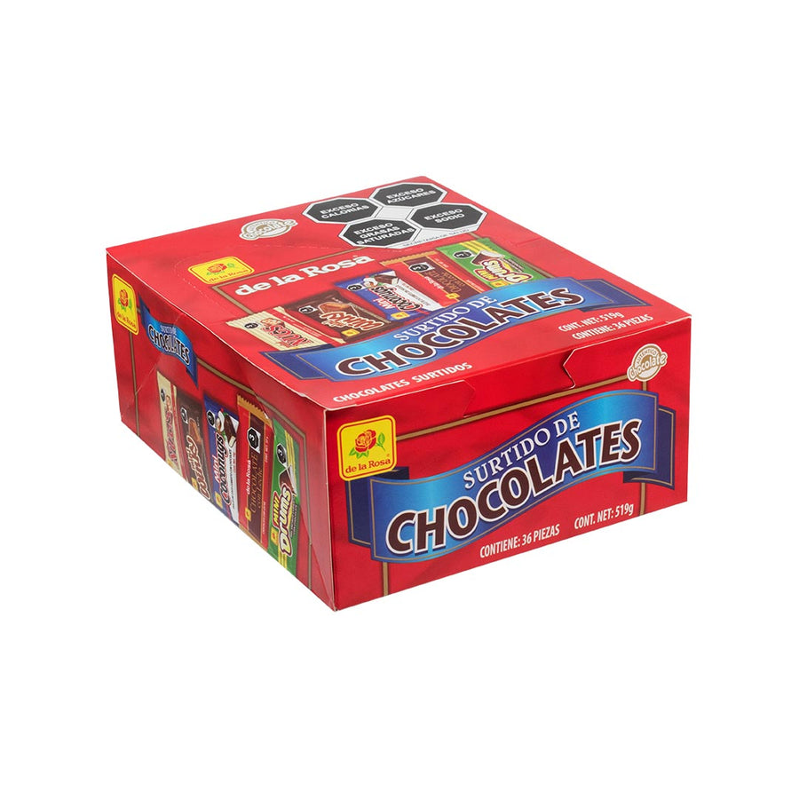 Surtido de chocolates, 36 piezas, 519 gr